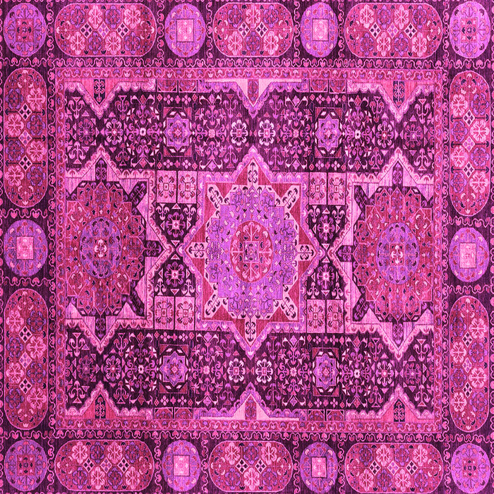 Square Machine Washable Abstract Pink Modern Rug, wshabs3639pnk