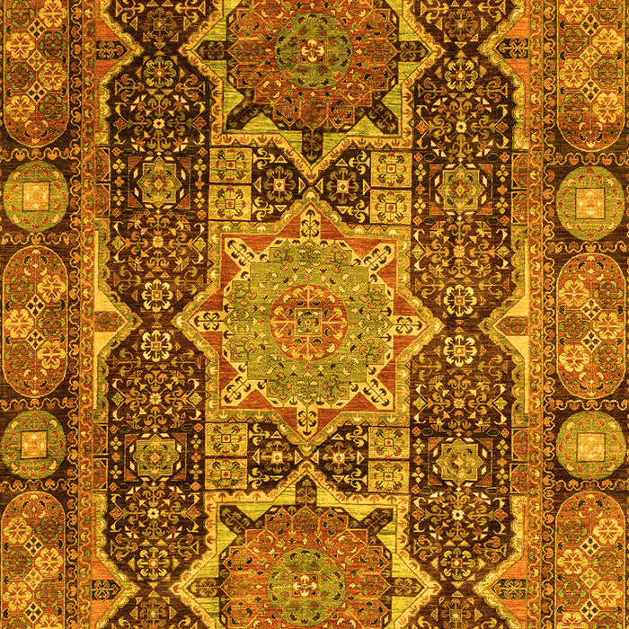 Abstract Yellow Modern Rug, abs3639yw