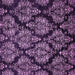 Square Machine Washable Abstract Purple Modern Area Rugs, wshabs363pur