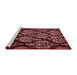 Modern Red Washable Rugs