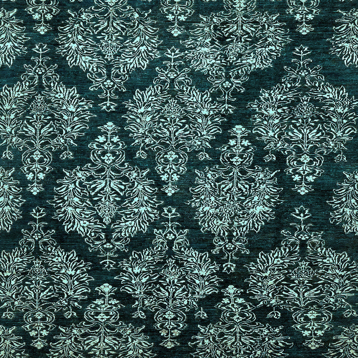 Square Abstract Light Blue Modern Rug, abs363lblu