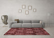 Modern Red Washable Rugs