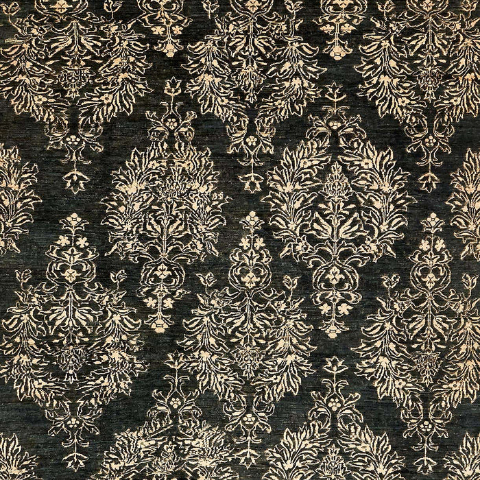 Machine Washable Abstract Brown Rug, wshabs363