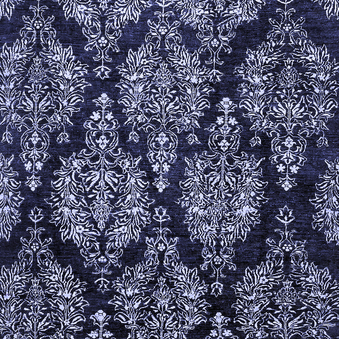 Machine Washable Abstract Blue Modern Rug, wshabs363blu