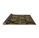 Sideview of Abstract Brown Modern Rug, abs363brn