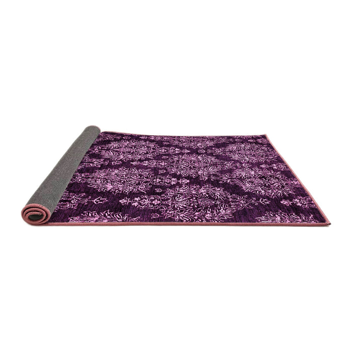 Sideview of Abstract Pink Modern Rug, abs363pnk