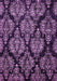 Machine Washable Abstract Purple Modern Area Rugs, wshabs363pur