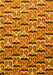 Oriental Yellow Modern Rug, abs3640yw