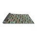 Sideview of Oriental Light Blue Modern Rug, abs3640lblu