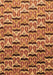 Machine Washable Oriental Brown Modern Rug, wshabs3640brn