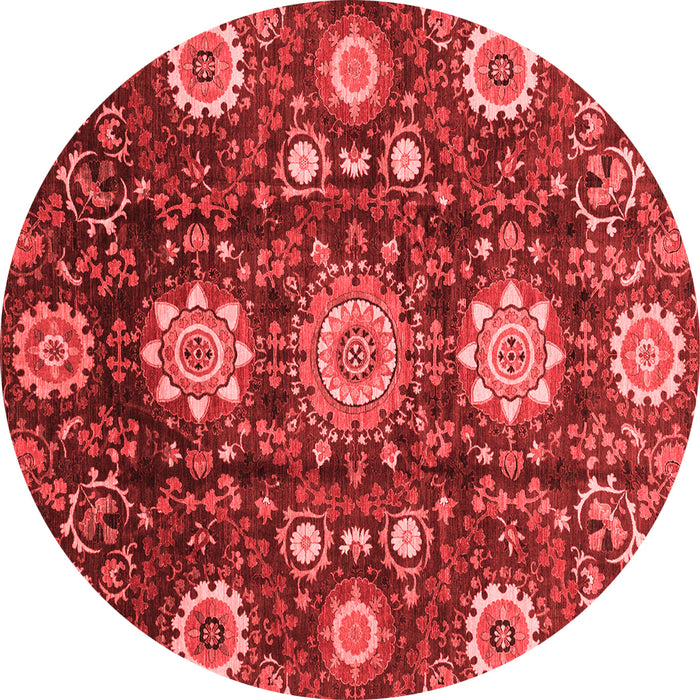 Machine Washable Oriental Red Modern Rug, wshabs3641red