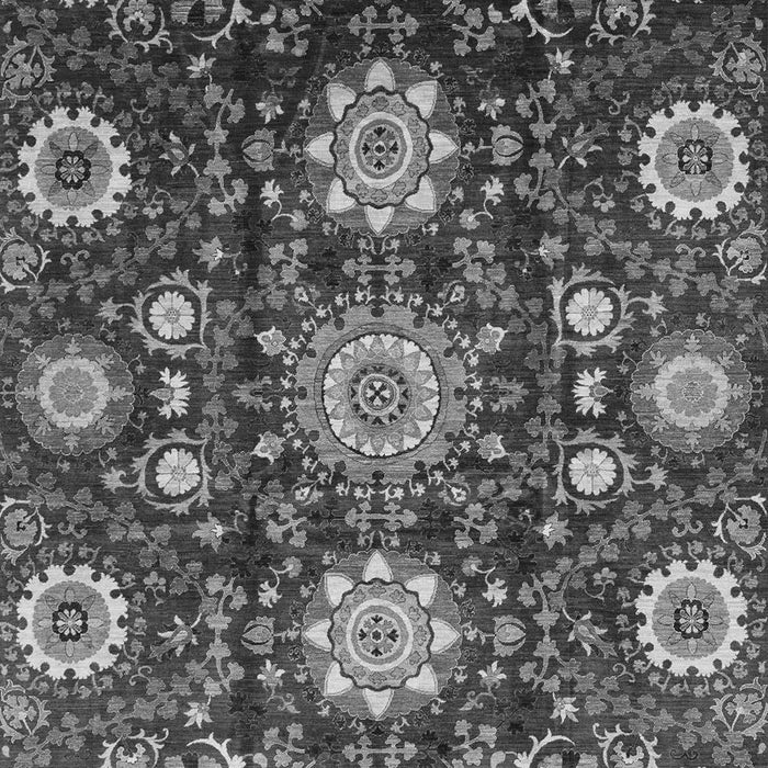 Machine Washable Oriental Gray Modern Rug, wshabs3641gry