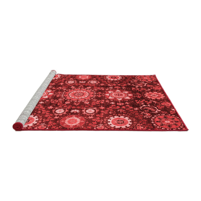 Modern Red Washable Rugs