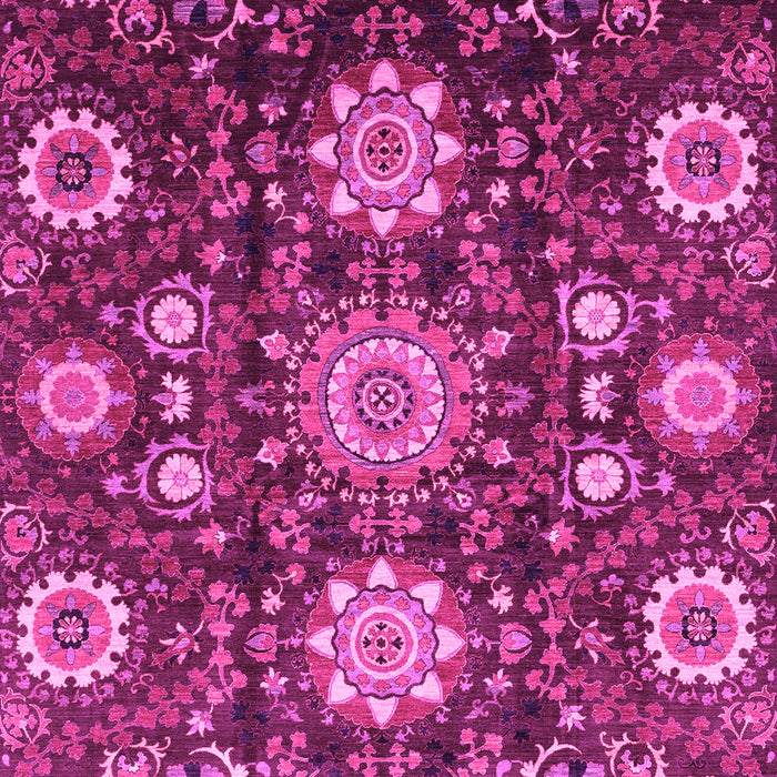 Machine Washable Oriental Pink Modern Rug, wshabs3641pnk