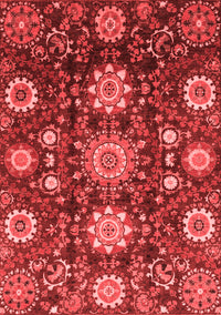 Oriental Red Modern Rug, abs3641red