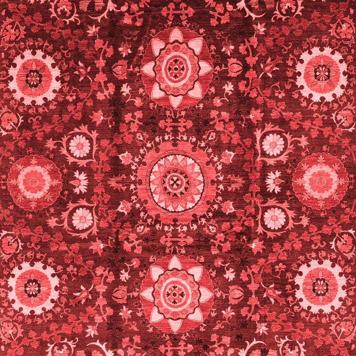 Machine Washable Oriental Red Modern Rug, wshabs3641red