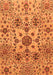 Oriental Orange Modern Rug, abs3642org