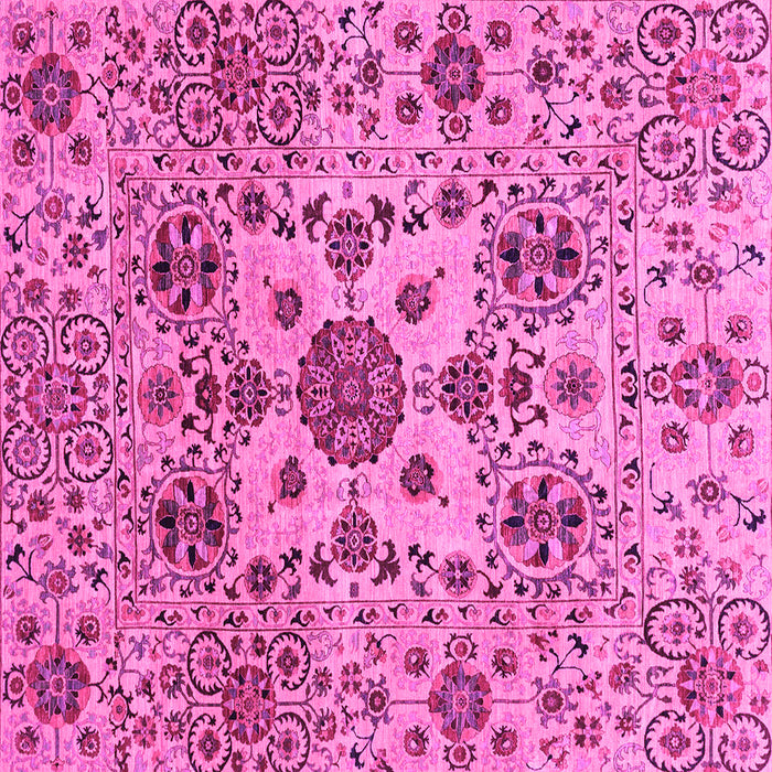 Square Oriental Pink Modern Rug, abs3642pnk