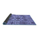 Sideview of Oriental Blue Modern Rug, abs3642blu