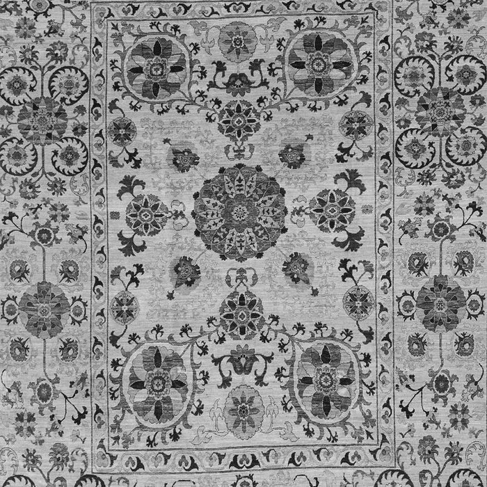 Machine Washable Oriental Gray Modern Rug, wshabs3642gry