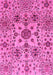 Machine Washable Oriental Pink Modern Rug, wshabs3642pnk