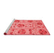 Modern Red Washable Rugs