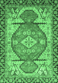 Oriental Emerald Green Modern Rug, abs3644emgrn