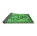 Sideview of Oriental Emerald Green Modern Rug, abs3644emgrn