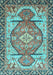 Oriental Light Blue Modern Rug, abs3644lblu