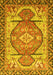 Oriental Yellow Modern Rug, abs3644yw