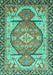 Oriental Turquoise Modern Rug, abs3644turq