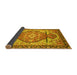 Sideview of Oriental Yellow Modern Rug, abs3644yw