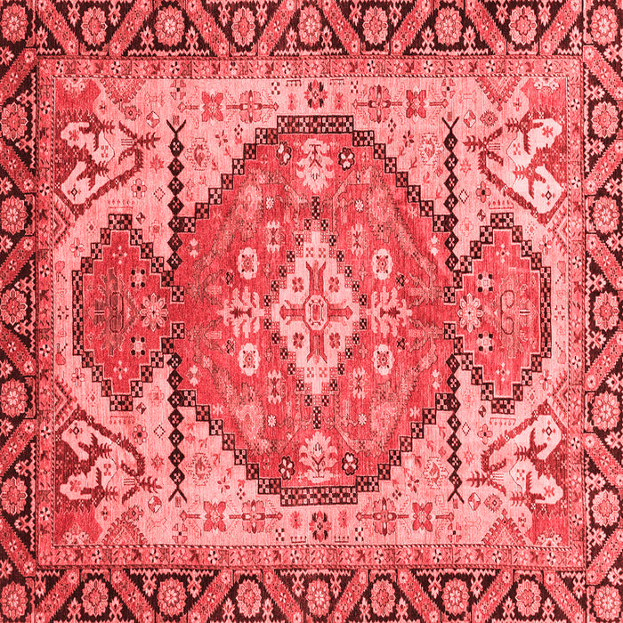 Machine Washable Oriental Red Modern Rug, wshabs3644red