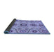 Sideview of Oriental Blue Modern Rug, abs3645blu