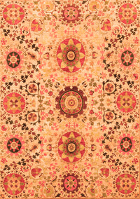 Oriental Orange Modern Rug, abs3645org