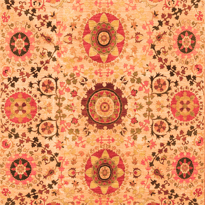 Oriental Orange Modern Rug, abs3645org