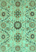 Oriental Turquoise Modern Rug, abs3645turq