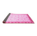 Sideview of Oriental Pink Modern Rug, abs3646pnk