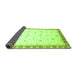 Sideview of Oriental Green Modern Rug, abs3646grn