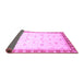 Sideview of Oriental Purple Modern Rug, abs3646pur