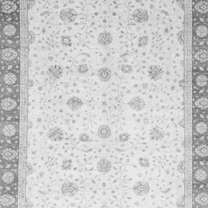 Machine Washable Oriental Gray Modern Rug, wshabs3646gry