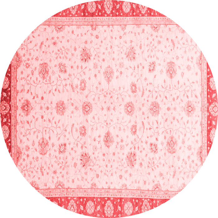 Machine Washable Oriental Red Modern Rug, wshabs3646red