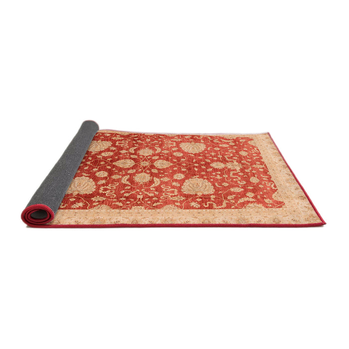 Sideview of Abstract Scarlet Red Oriental Rug, abs3647
