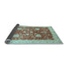 Sideview of Oriental Light Blue Modern Rug, abs3647lblu