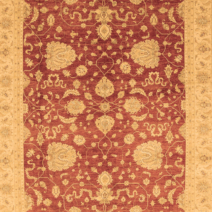 Machine Washable Oriental Brown Modern Rug, wshabs3647brn