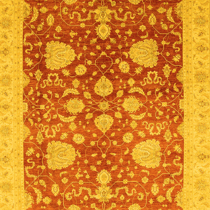 Oriental Yellow Modern Rug, abs3647yw
