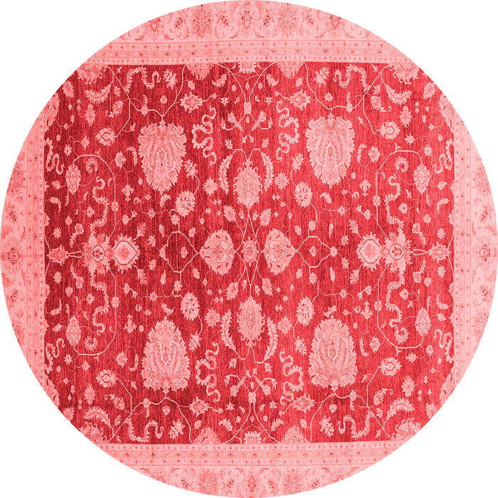 Machine Washable Oriental Red Modern Rug, wshabs3647red