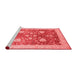 Modern Red Washable Rugs