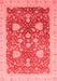 Oriental Red Modern Area Rugs