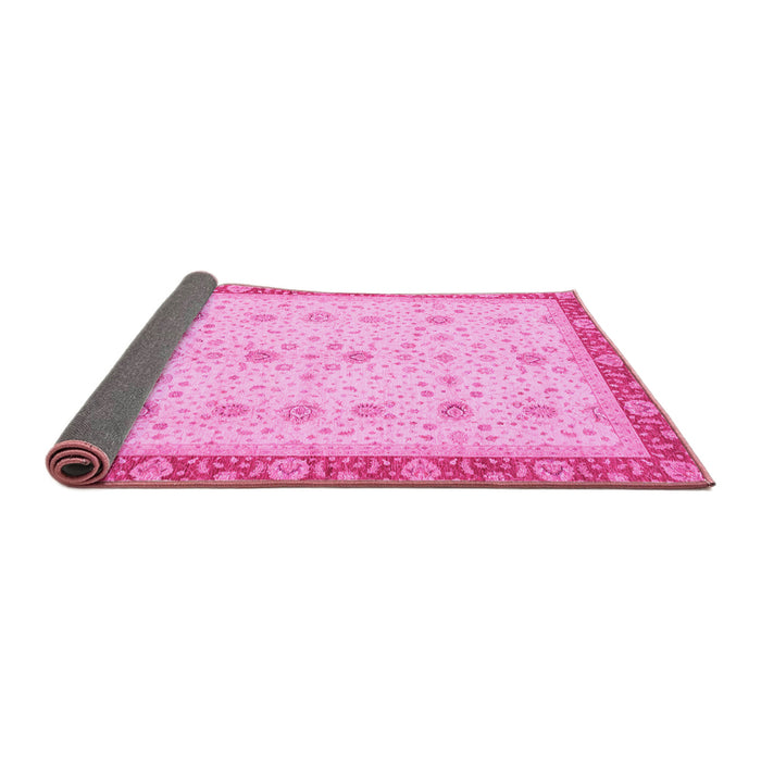 Sideview of Oriental Pink Modern Rug, abs3648pnk